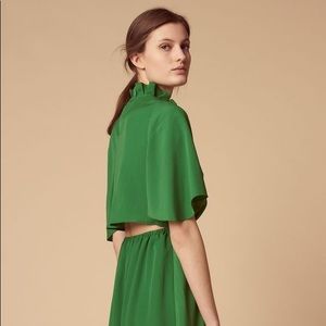 Sandro Green Rebella Midi Dress - NEW w tags